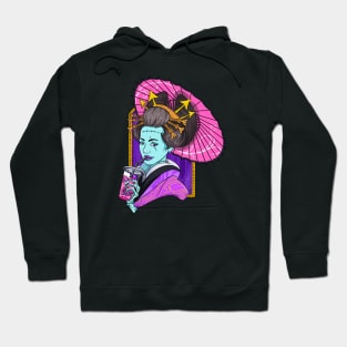 Geisha Girl Zombie Hoodie